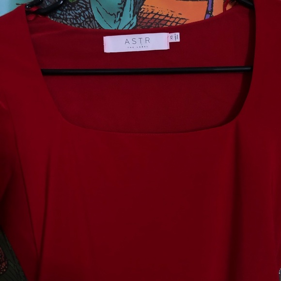 ASTR red Body suit - Picture 3 of 5